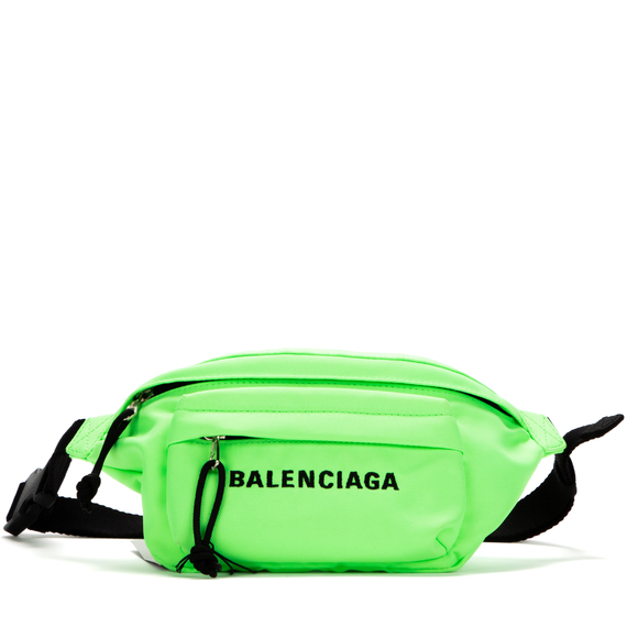 Balenciaga Other - Balenciaga Banane Waist Bag in Neon Green Nylon Canvas